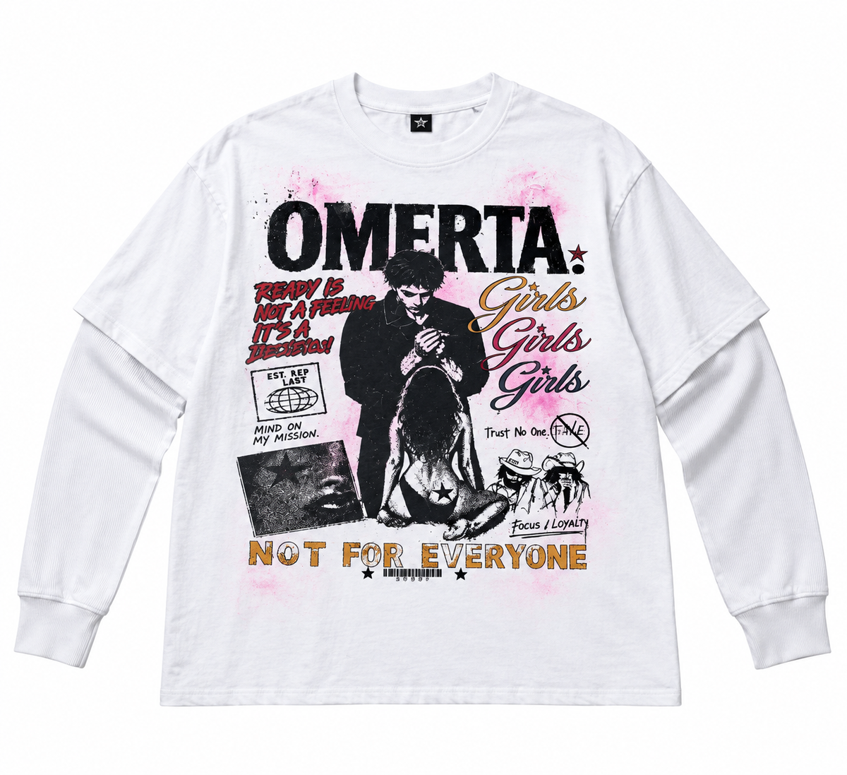 OMERTA girls thermal (white)