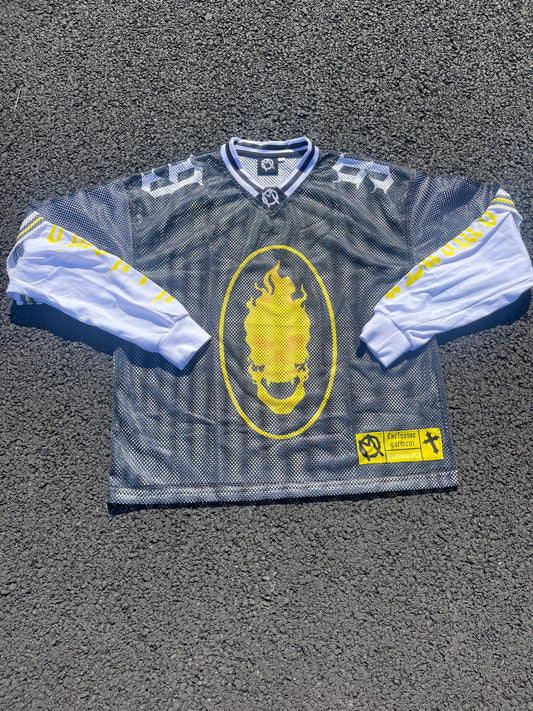 “JOHNNY TEST” MESH THERMAL JERSEY