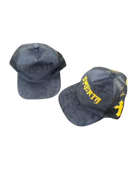 OMERTA VELVET TRUCKER HATS
