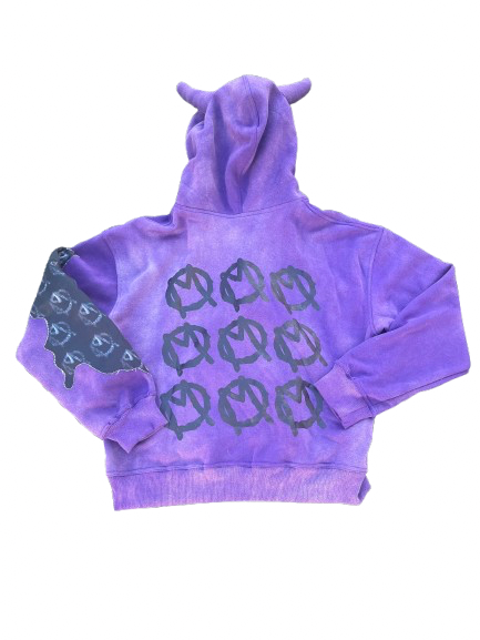 “GENGAR” DEMON PATCHWORK ZIP UP