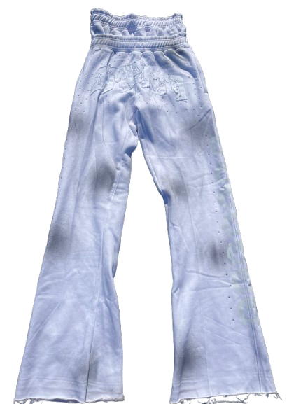 “PHANTOM” DOUBLE WAISTED FLARRED PANTS