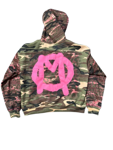 (VALENTINES) CAMO SAFARI ZIP UP