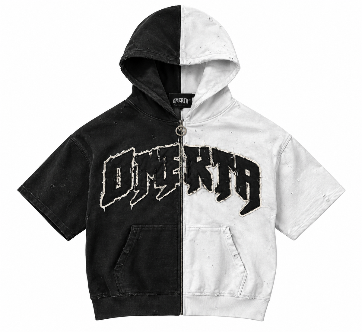 PHANTOM-BULLET CUT OFF ZIP UP
